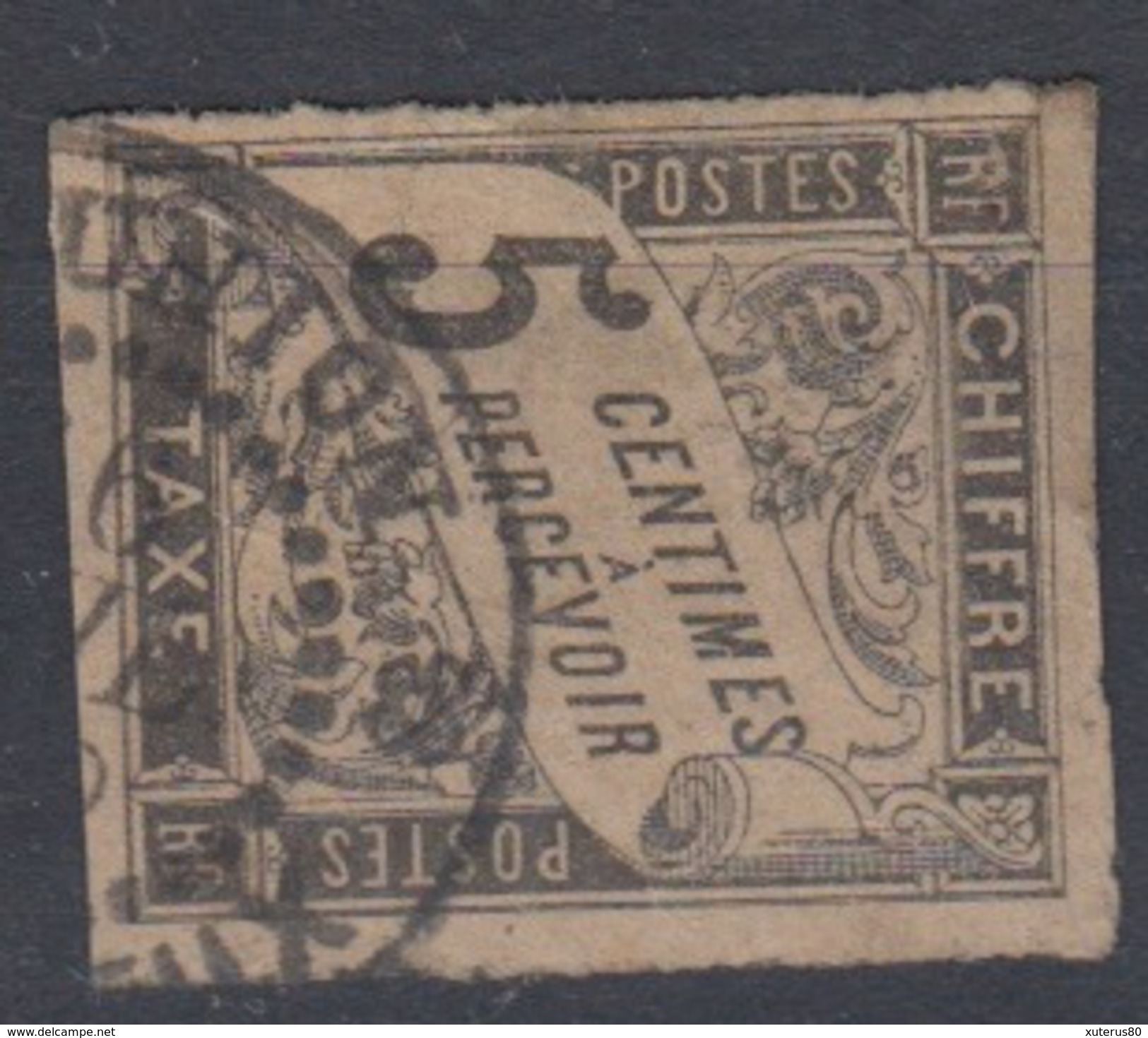 #109# COLONIES GENERALES TAXE N° 5 Oblitéré Entre-Deux (Réunion) - Postage Due