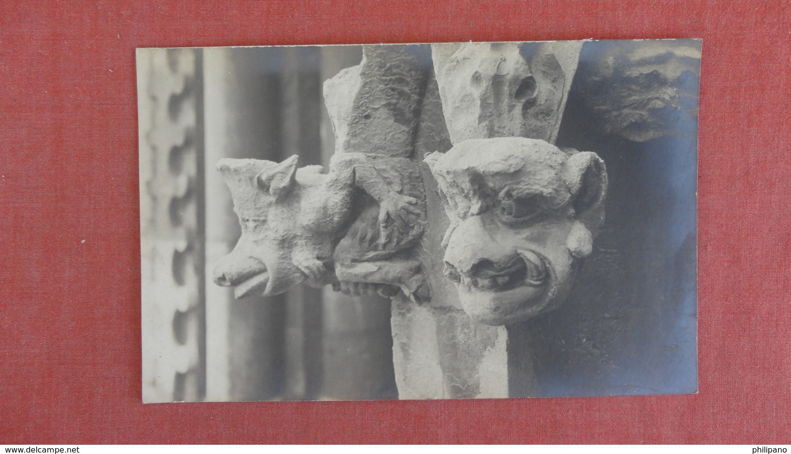 England > Lincolnshire > Lincoln-- RPPC-- Gargoyle Ref  2367 - Lincoln