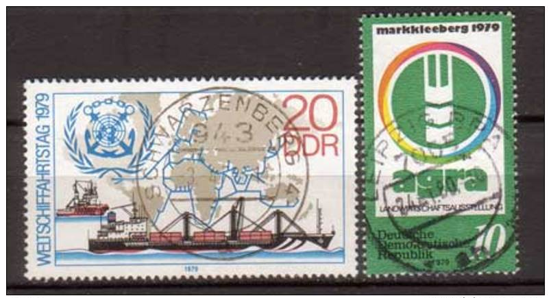 DDR , 1979 , Mi.Nr. 2405 / 2428 O / Used - Gebraucht