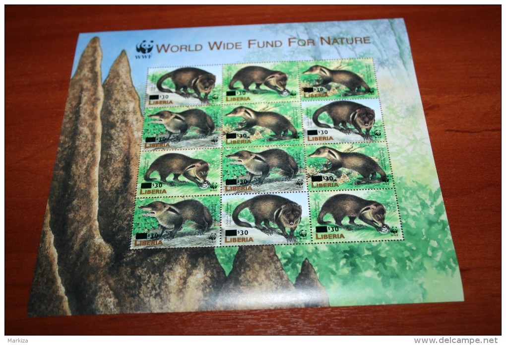 WWF  Liberia Rare Overprint - Sonstige & Ohne Zuordnung