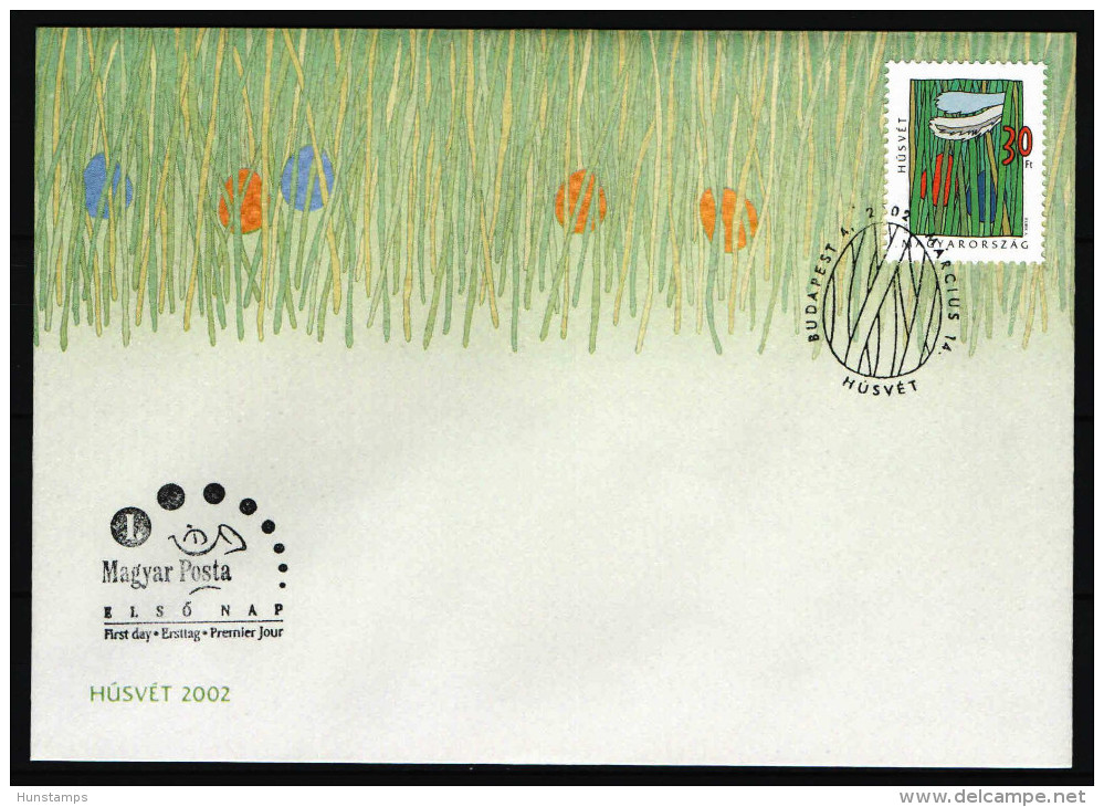 Hungary 2002. Easter Stamp On FDC - Ostern