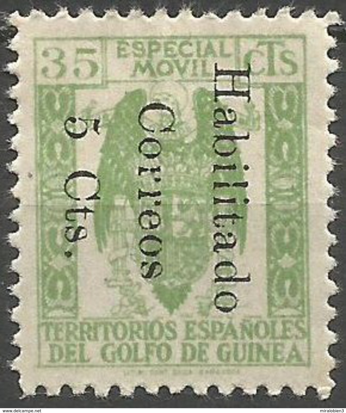 GUINEA ESPAÑOL EDIFIL NUM. 259B NUEVO SIN GOMA - Guinea Española