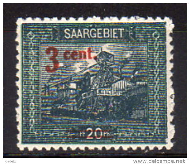 SAARLAND 1921 - MiNr: 70   ** / MNH - Unused Stamps