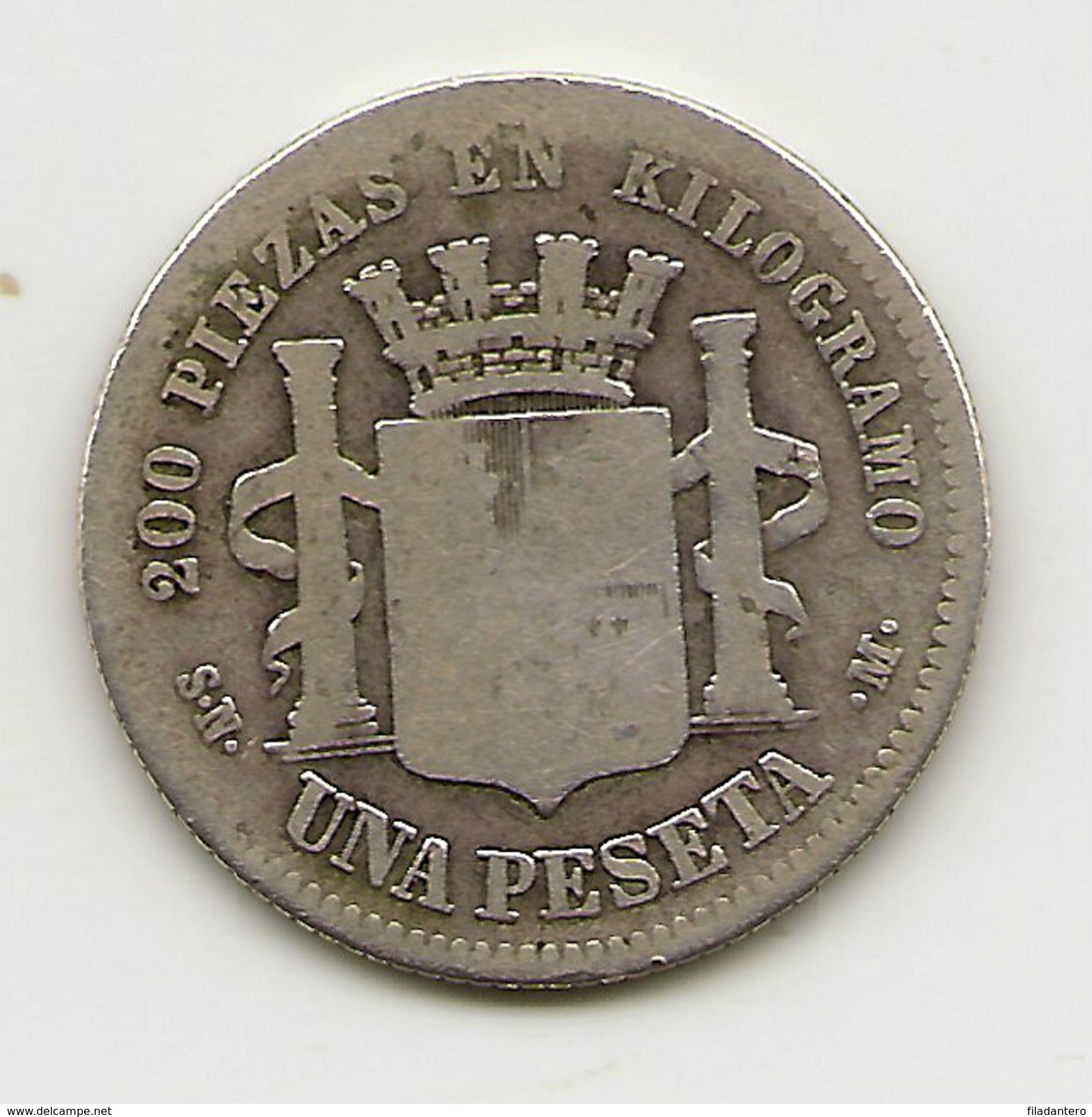 Gobierno Provisional  1 Peseta  1870   NL426 - Münzen Der Provinzen