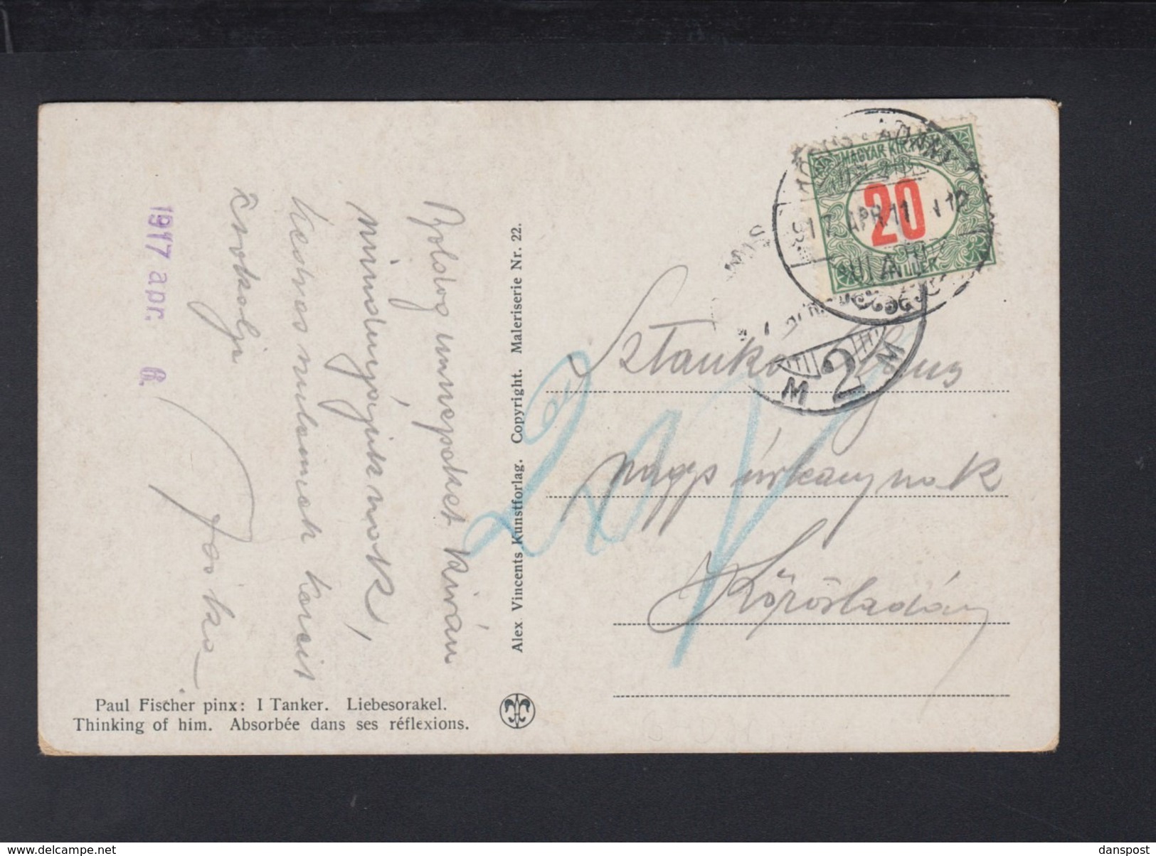 Hungary PC 1917 Tax - Covers & Documents