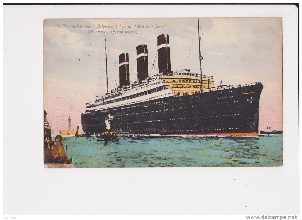 Le Transatlantique " Belgenland " De La Red Star Line - Dampfer