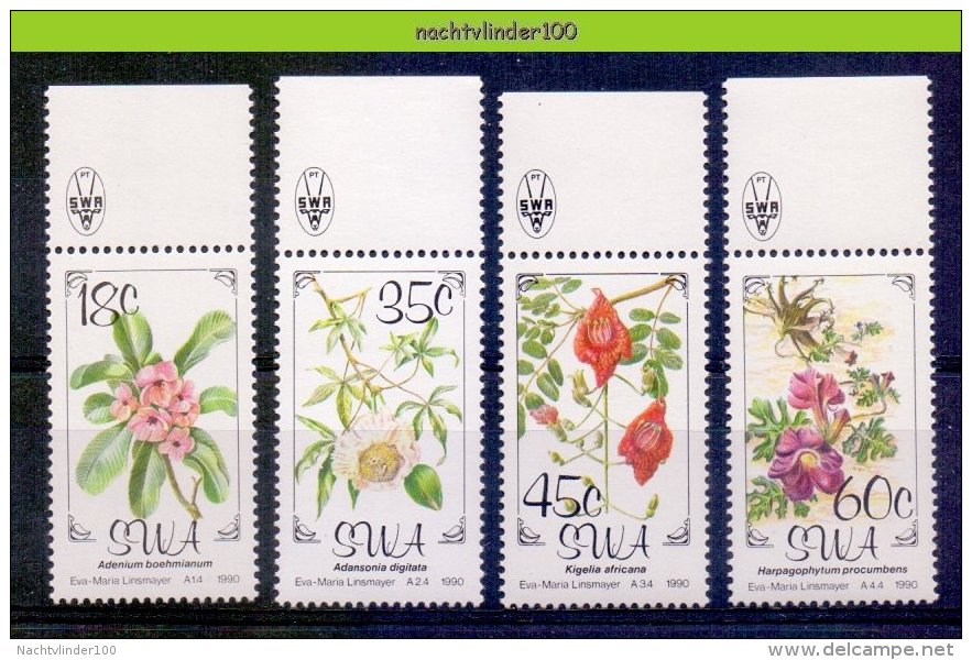 Mom154 FLORA BLOEMEN FLOWERS BLUMEN FLEURS FLORES  SWA 1990 PF/MNH - Sonstige & Ohne Zuordnung