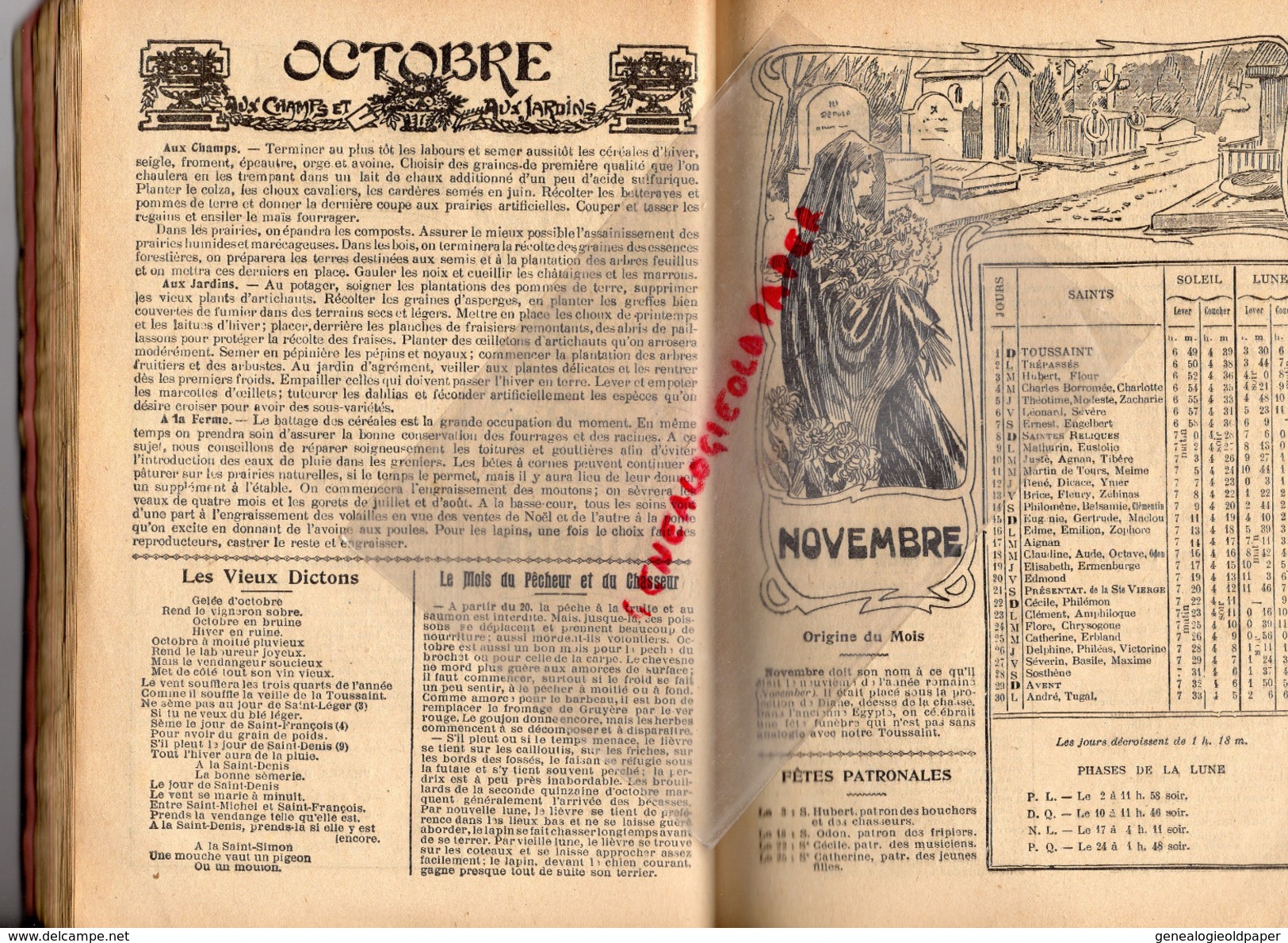 87 - LIMOGES - ALMANACH DU POPULAIRE DU CENTRE 1914- SOCIALISTE SOCIALISME- BOUCHERIE PAROT-NIVET-IMPRIMERIE NOUVELLE-