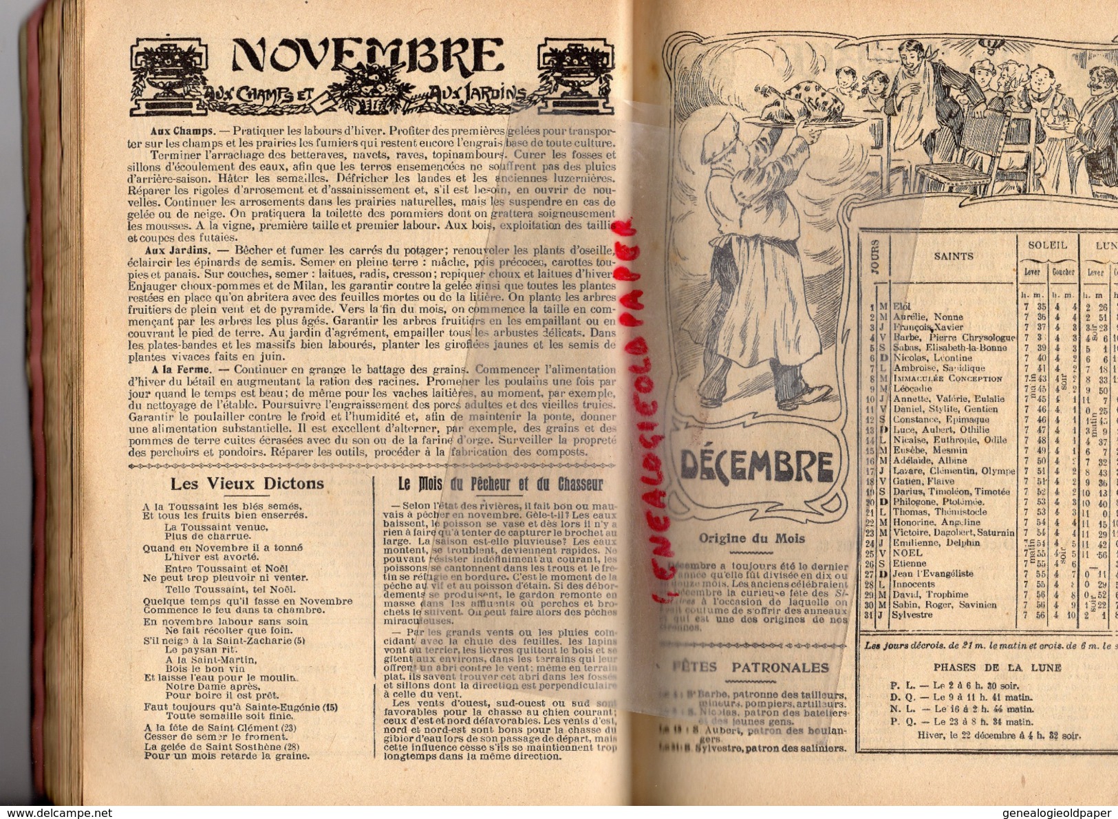 87 - LIMOGES - ALMANACH DU POPULAIRE DU CENTRE 1914- SOCIALISTE SOCIALISME- BOUCHERIE PAROT-NIVET-IMPRIMERIE NOUVELLE-