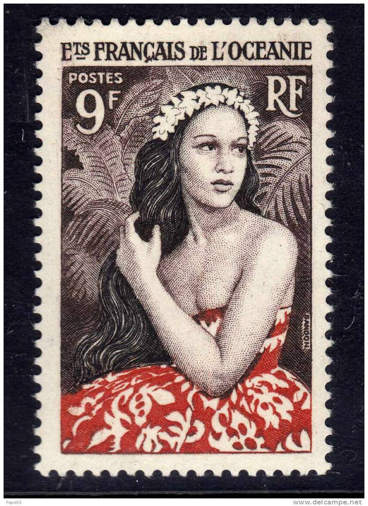 Océanie N° 203  XX  : Jeune Fille De Bora Bora,  Sans Charnière, TB - Other & Unclassified