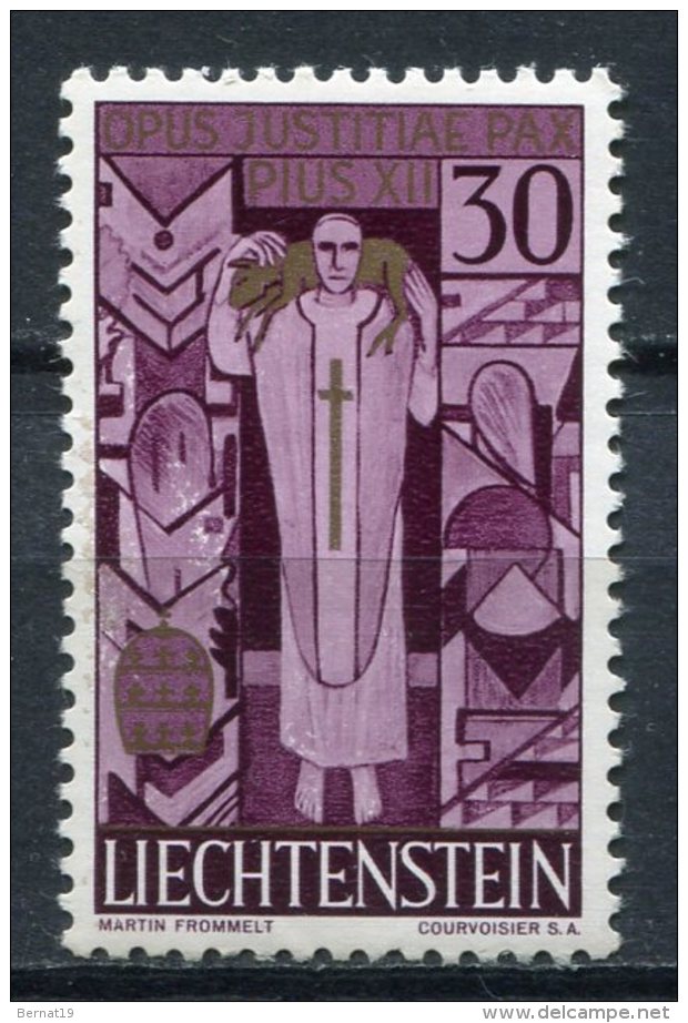 Liechtenstein 1959. Yvert 342 ** MNH. - Ungebraucht