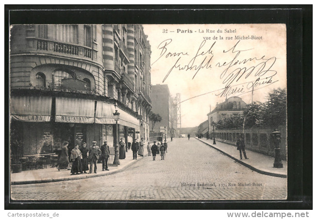 CPA Paris, La Rue Du Sahel Vue De La Rue Michel-Bizot - Autres & Non Classés