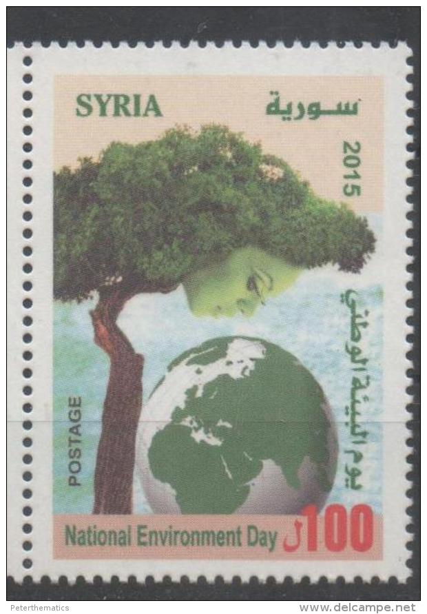 NATIONAL ENVIRONMENT DAY, 2015, MNH,TREES, SEAS, EARTH, 1v - Arbres