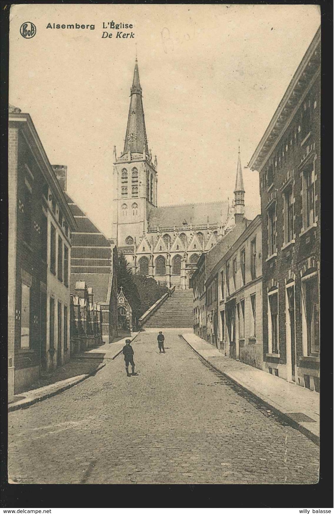 +++ CPA - ALSEMBERG - Eglise - Kerk - PhoB  // - Beersel