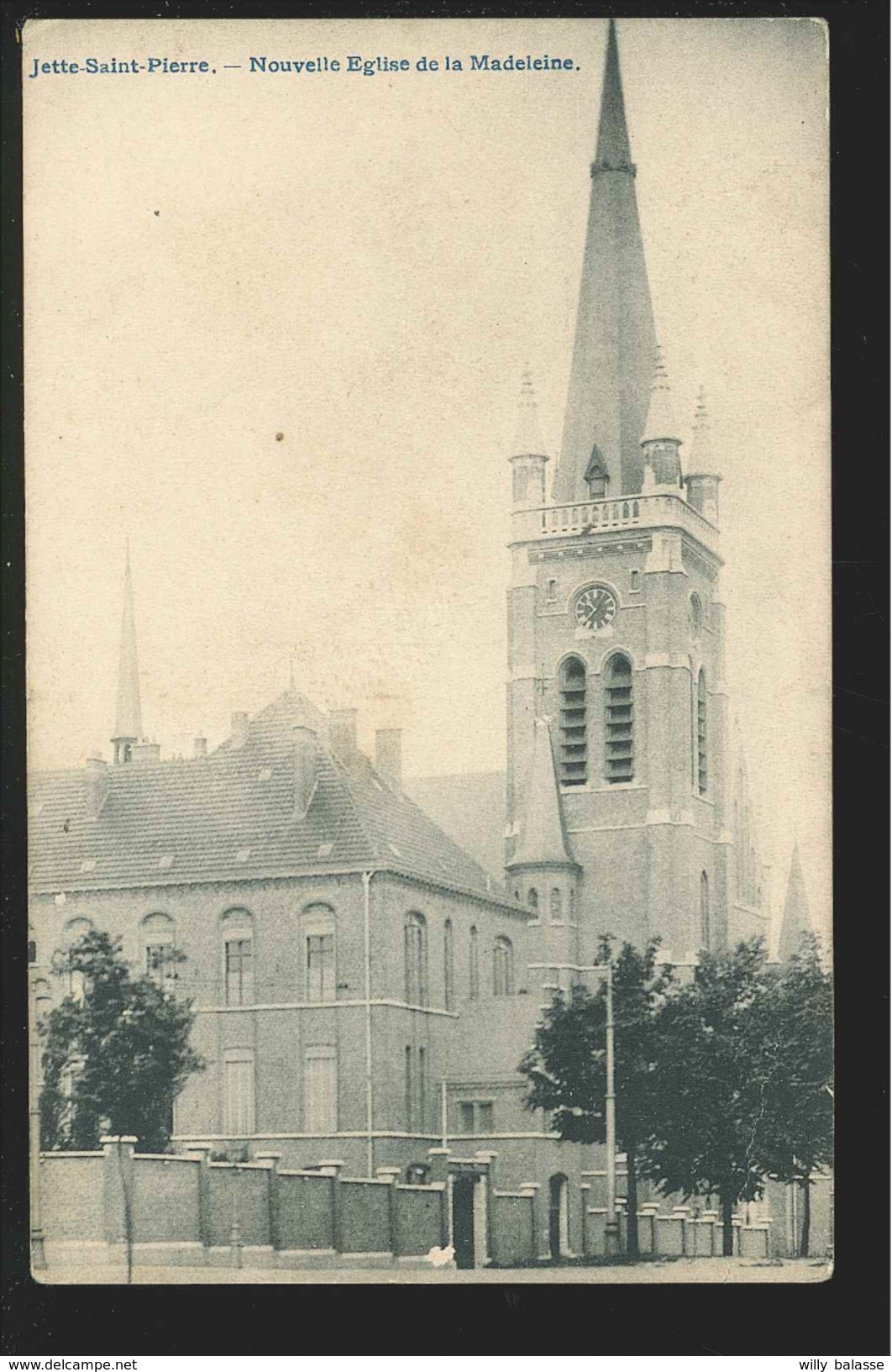 +++ CPA - JETTE SAINT PIERRE - Nouvelle Eglise De La Madeleine - Kerk  // - Jette