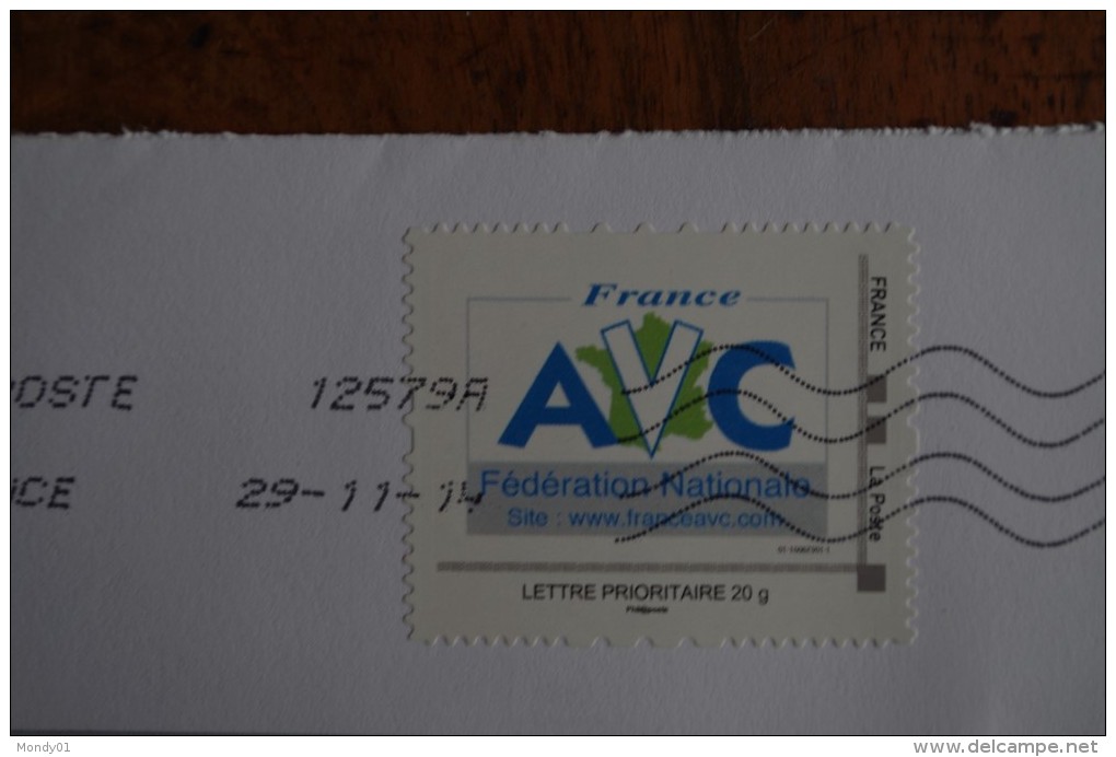 3-1197 Label Vignette Autocollant France Montimbreàmoi AVC Medecine - Other & Unclassified