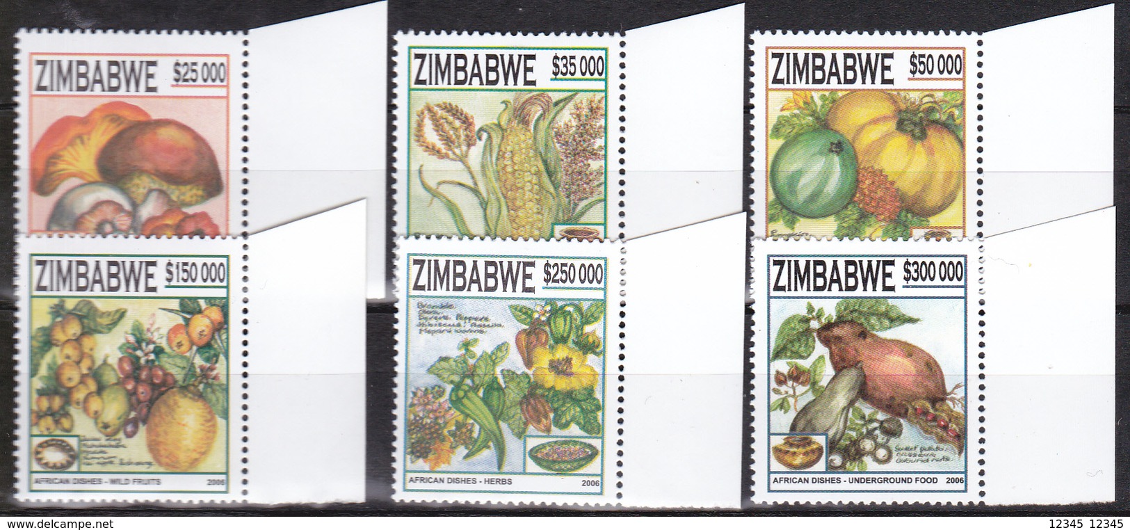 Zimbabwe 2006, Postfris MNH, Food - Zimbabwe (1980-...)