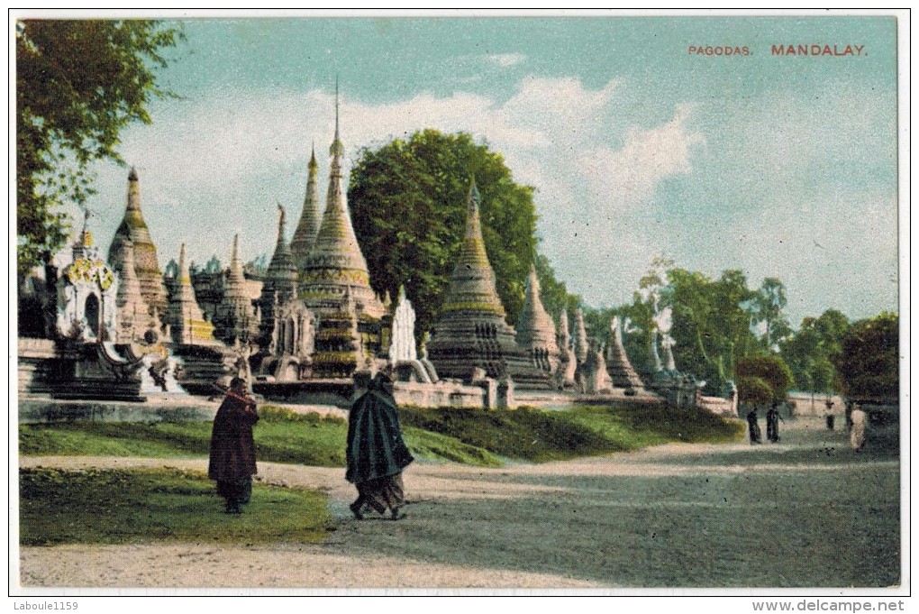 ASIE Myanmar ( Burma ) " Pagodas Mandalay " - Myanmar (Birma)