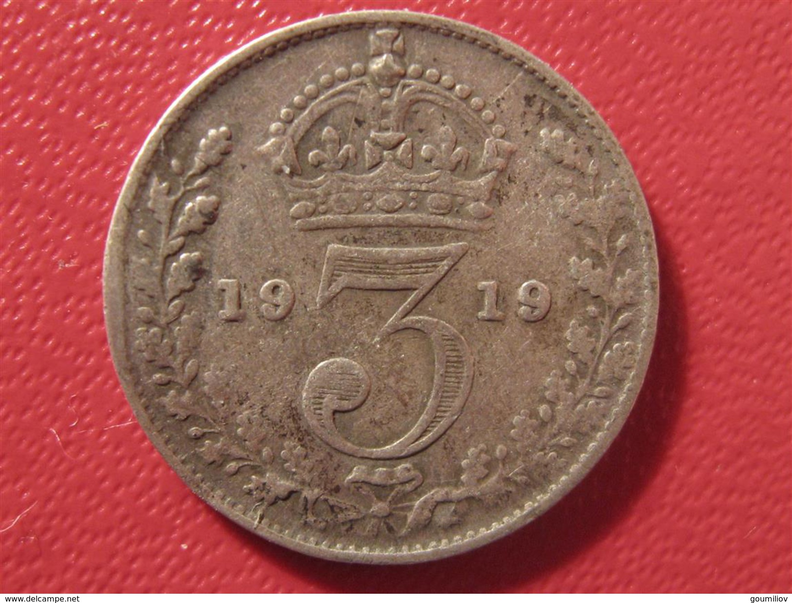 Grande-Bretagne - UK - 3 Pence 1919 5652 - F. 3 Pence