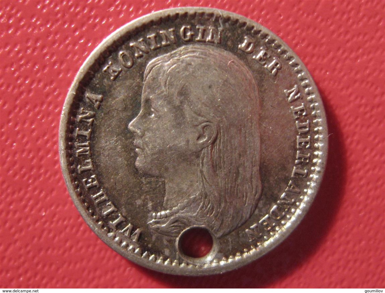 Pays-Bas - 10 Cents 1892 - Trouée 5648 - 10 Cent