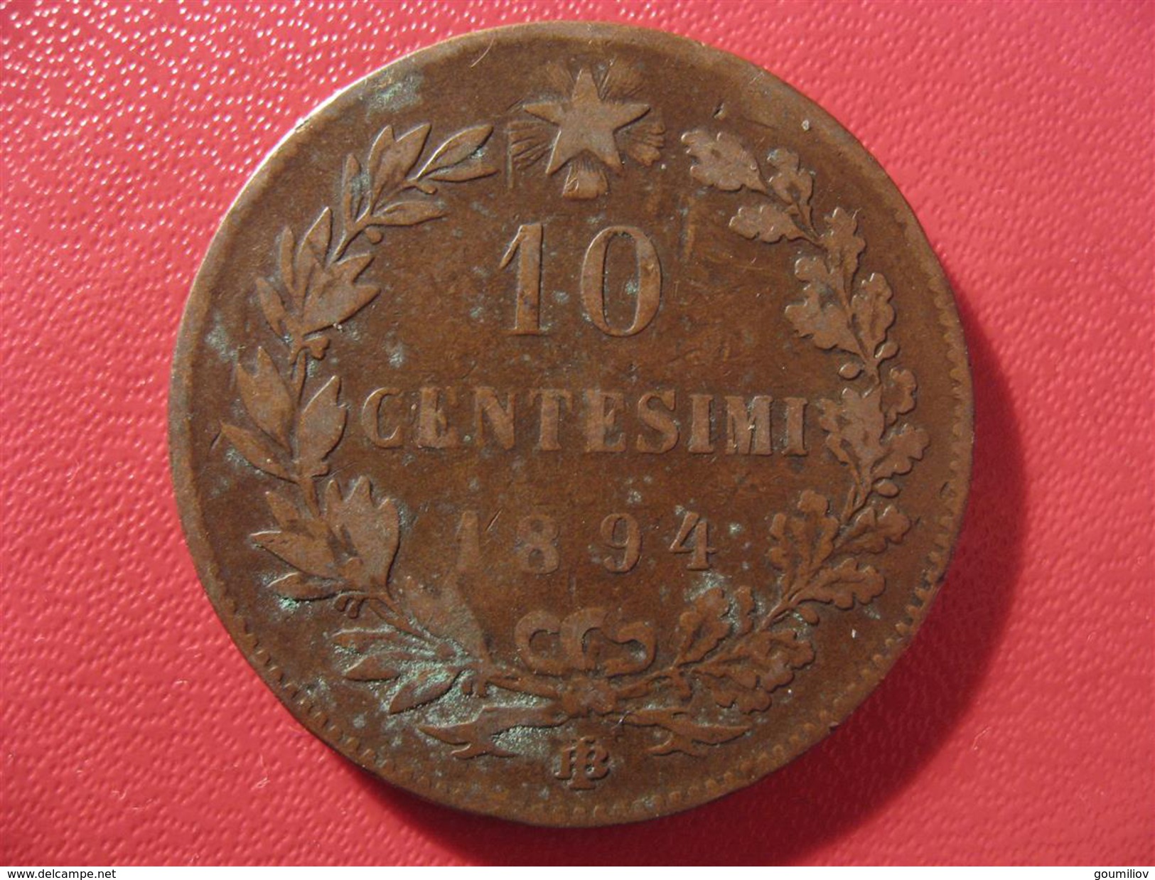 Italie - 10 Centimes 1894 I B 5696 - 1878-1900 : Umberto I.