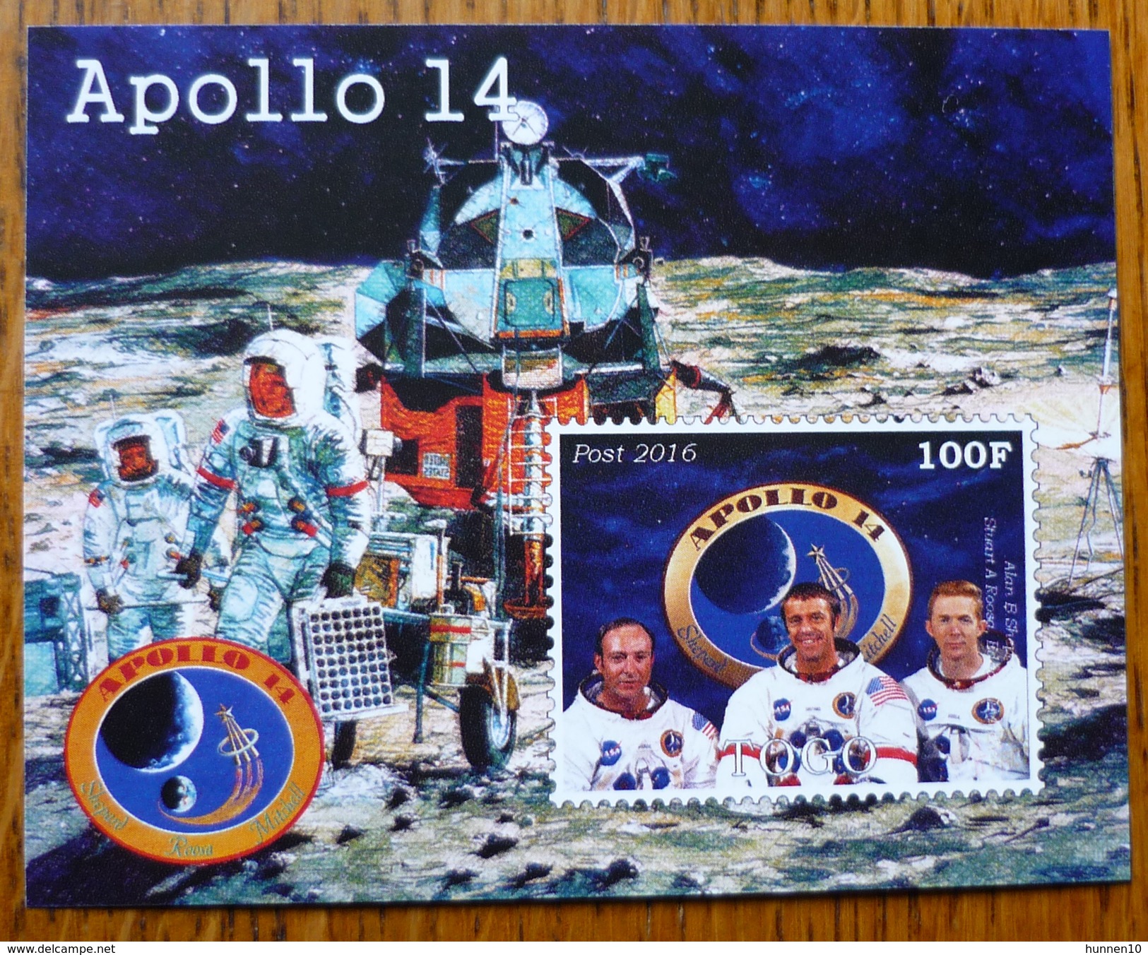 Togo, Raumfahrt, Space, Block Apollo 14(Logo Und Crew), Postfrisch ** - Afrika