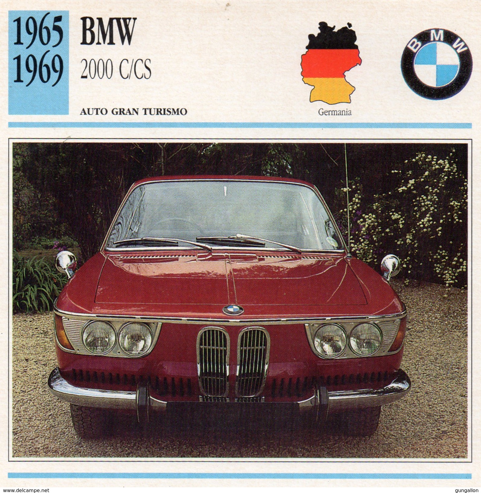 Auto Da Collezione "BMW  1965  2000 C/CS" (Germania) - Motori