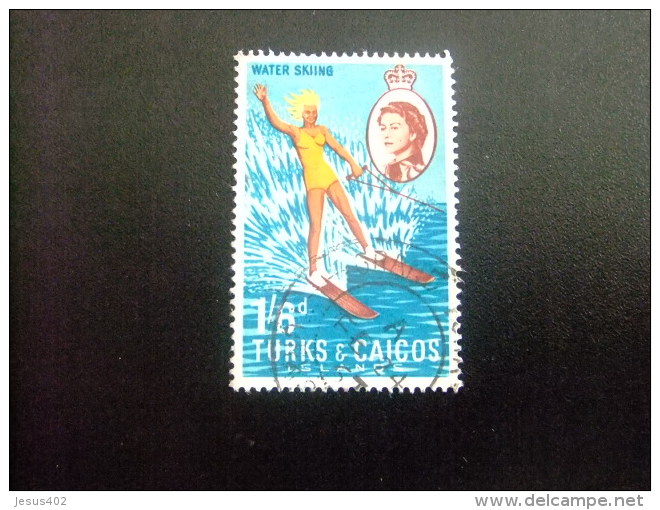 Turks And Caicos Islands 1967 SKI NAUTIQUE Yvert N &ordm; 207 &ordm; FU - Turks & Caicos (I. Turques Et Caïques)