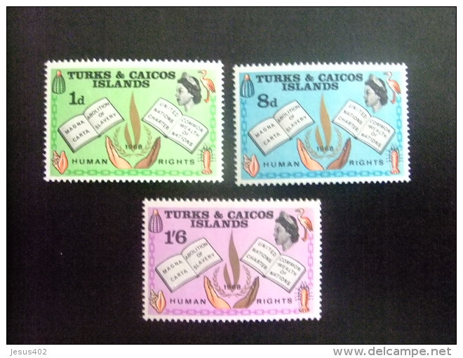 TURKS And CAICOS Islands 1968 Yvert N &ordm; 216 / 18 ** MNH - Turks And Caicos