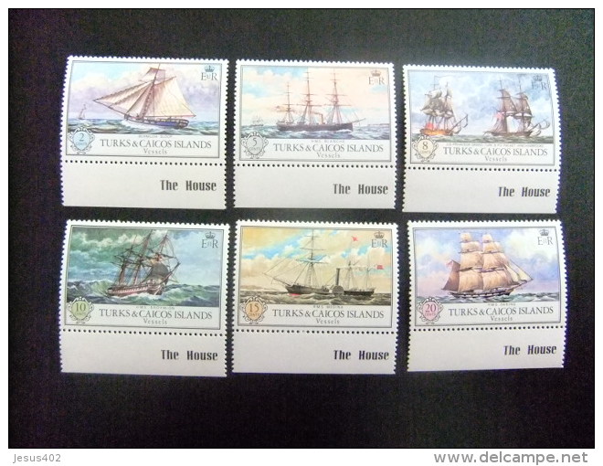 TURKS And CAICOS Islands 1973 NAVIGATION (BATEAUX ANCIENS ) Yvert N &ordm; 305 / 10 **MNH - Turks And Caicos