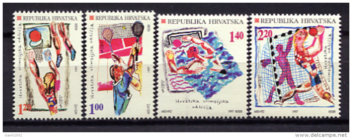 Croatia 1997 Croacia / Olympic Winners Medals MNH Ganadores Olimpicos / Jl11  31 - Sonstige & Ohne Zuordnung