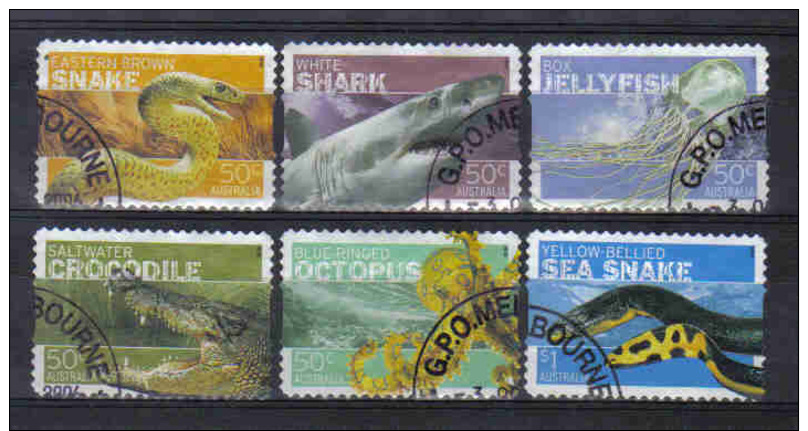 Australia 2006 Dangerous Australians  S.A. Y.T. 2609/2613+2633 (0) - Used Stamps