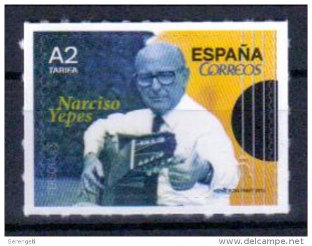 Spanien 'Narciso Yepes, Gitarrist U. Komponist' / Spain 'Narciso Yepes, Classical Guitarist & Composer' **/MNH 2015 - Musik