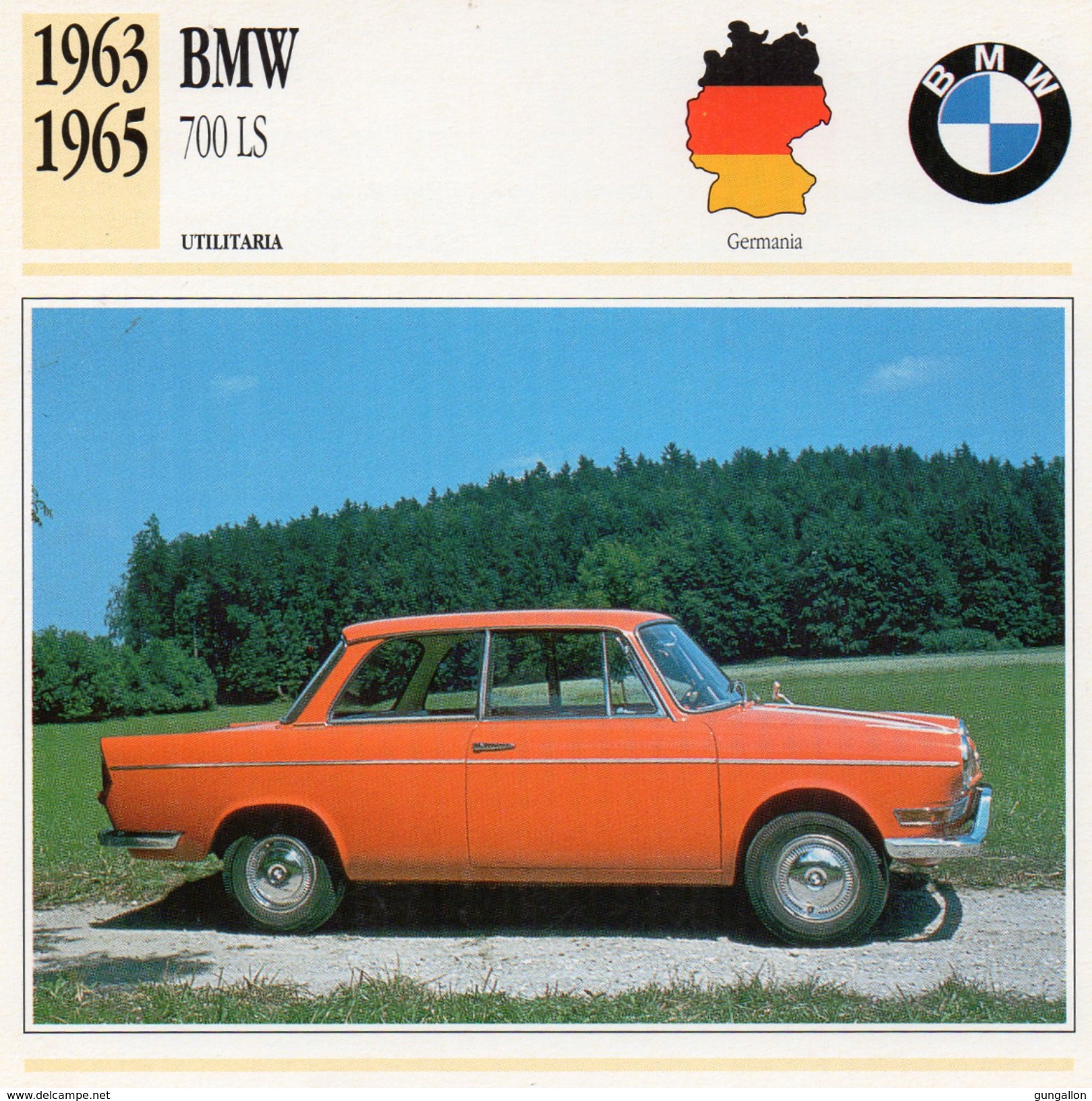 Auto Da Collezione "BMW  1963  700 LS" (Germania) - Motori