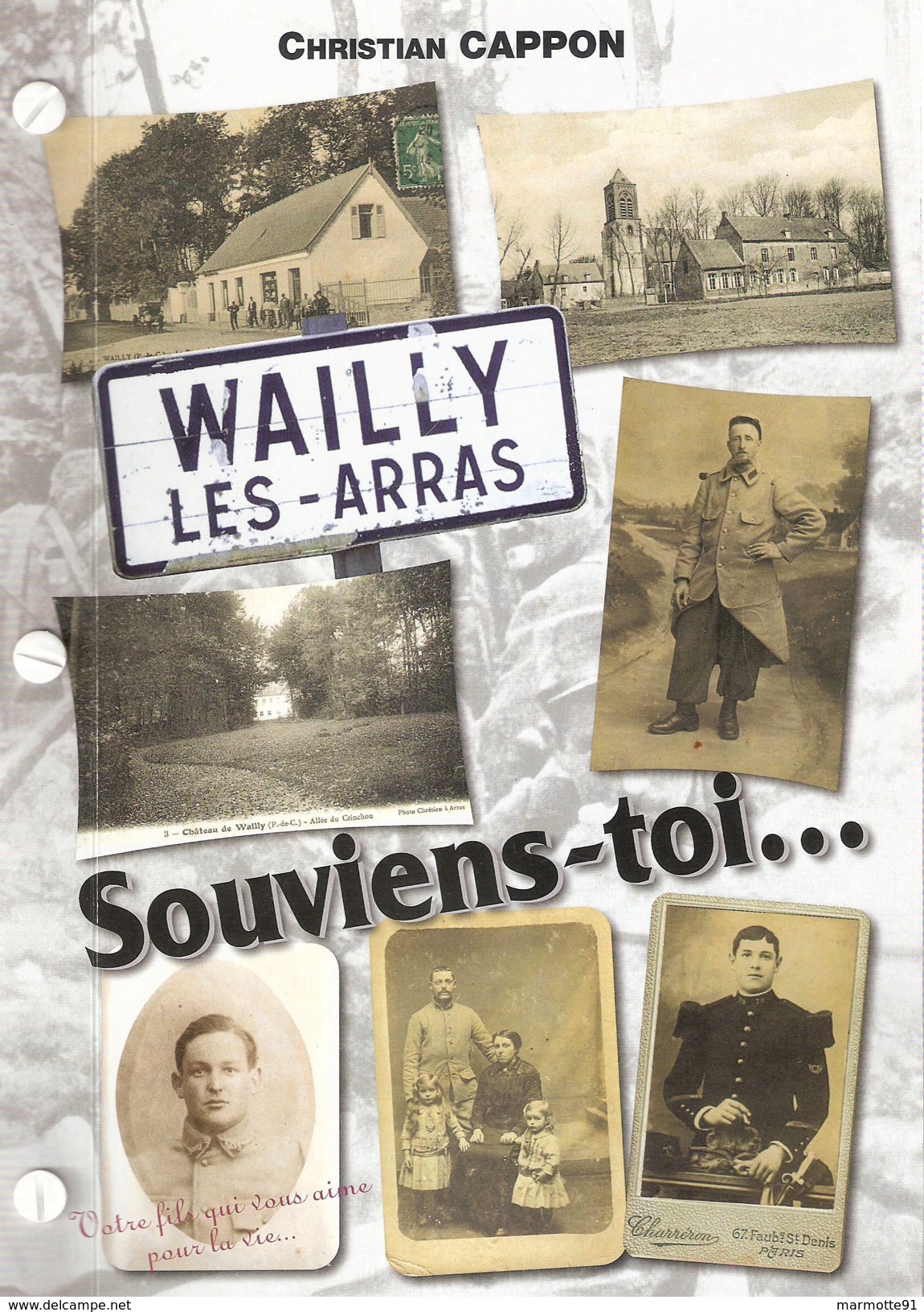 GRANDE GUERRE 1914 1918 WAILLY LES ARRAS  ARTOIS SOUVIENS TOI ... POILUS MORT CHAMP HONNEUR - 1914-18