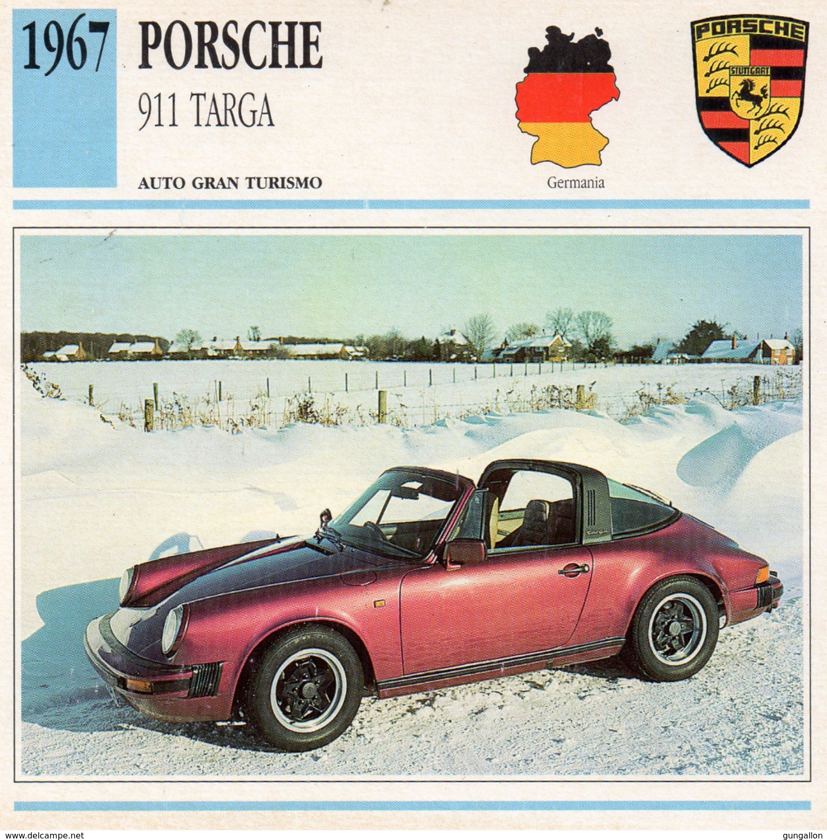 Auto Da Collezione "Porsche  1967   911 Targa" (Germania) - Motori