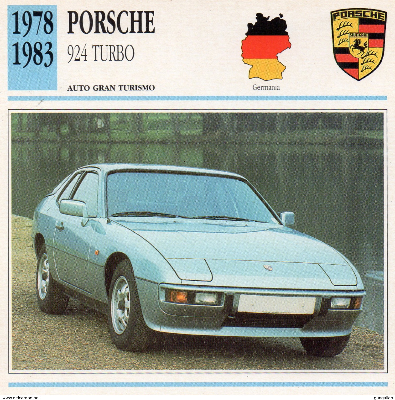 Auto Da Collezione "Porsche  1978   924 Turbo" (Germania) - Motori