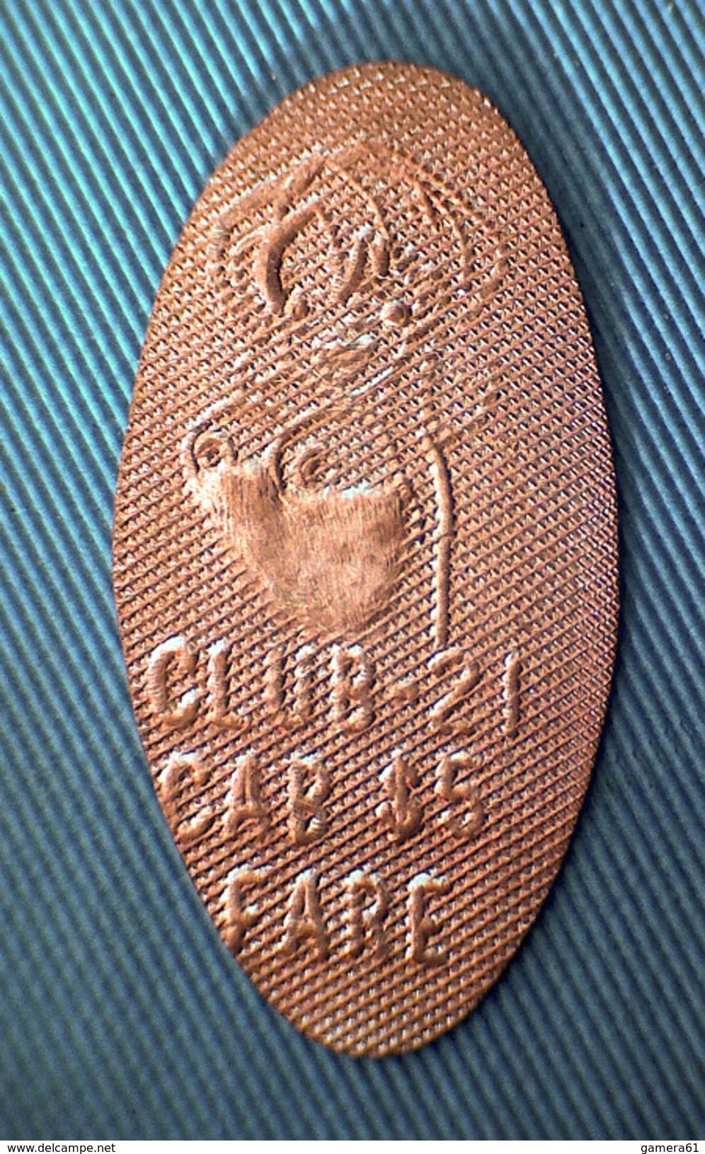 04300 ELONGATED COIN TOKEN EROTIC CLUB  21 - Pièces écrasées (Elongated Coins)