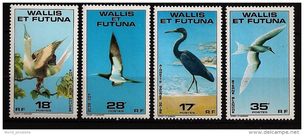 Wallis & Futuna 1978 N° 217 / 20 ** Oiseau, Animaux, Aigrette Sacrée Grise, Fou Brun, Sterne Blanche, Hirondelle De Mer - Unused Stamps