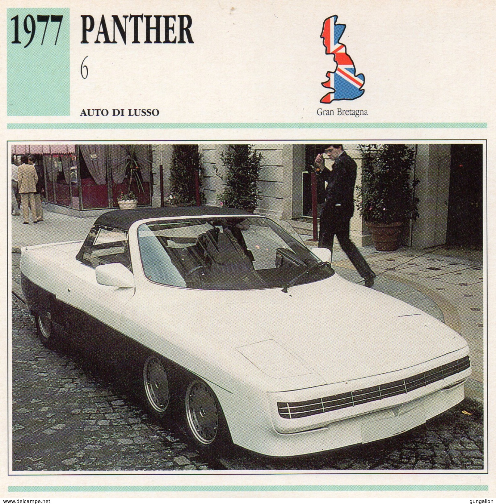 Auto Da Collezione "Panther  1977   6" (Gran Bretagna) - Motori