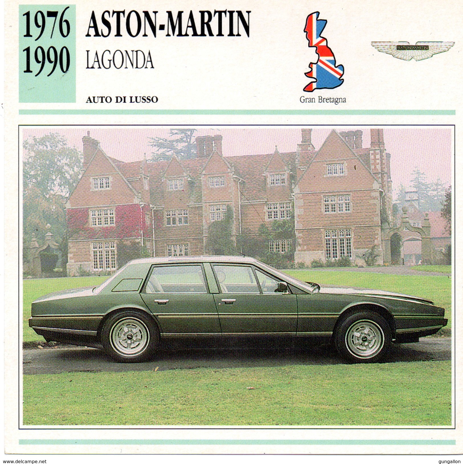 Auto Da Collezione "Aston-Martin  1976   Lagonda" (Gran Bretagna) - Motori