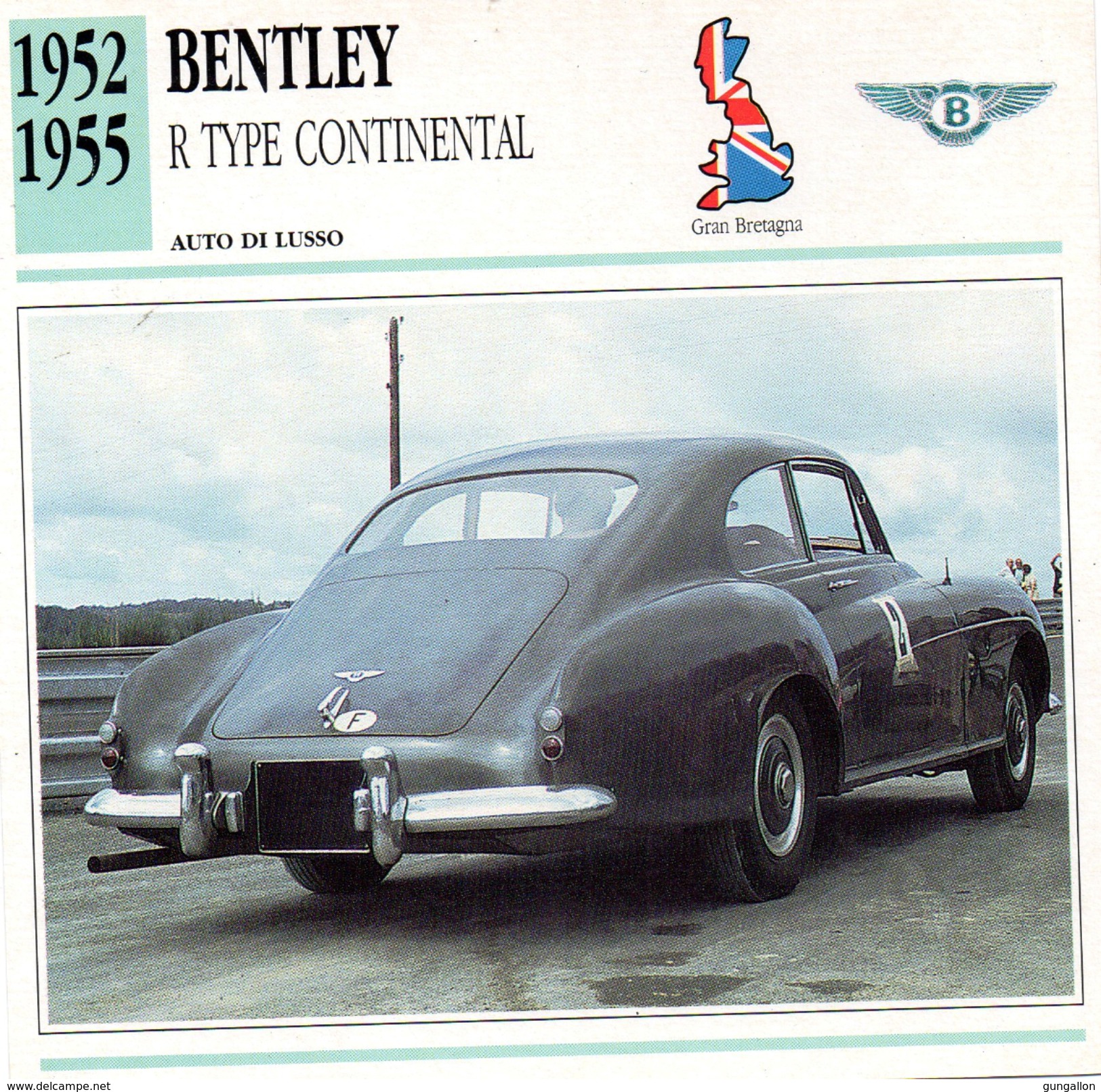 Auto Da Collezione "Bentley  1952   R Type Continental" (Gran Bretagna) - Motori