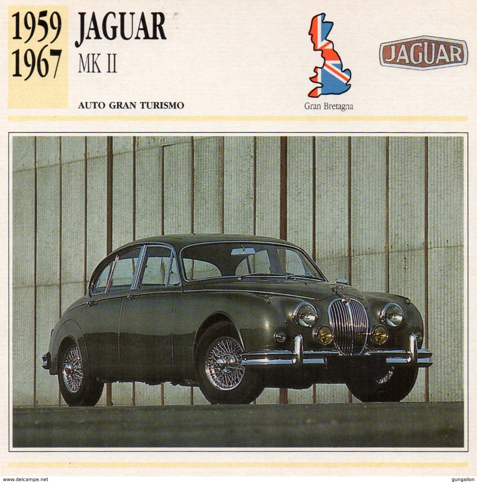 Auto Da Collezione "Jaguar  1959   MK 11" (Gran Bretagna) - Motori