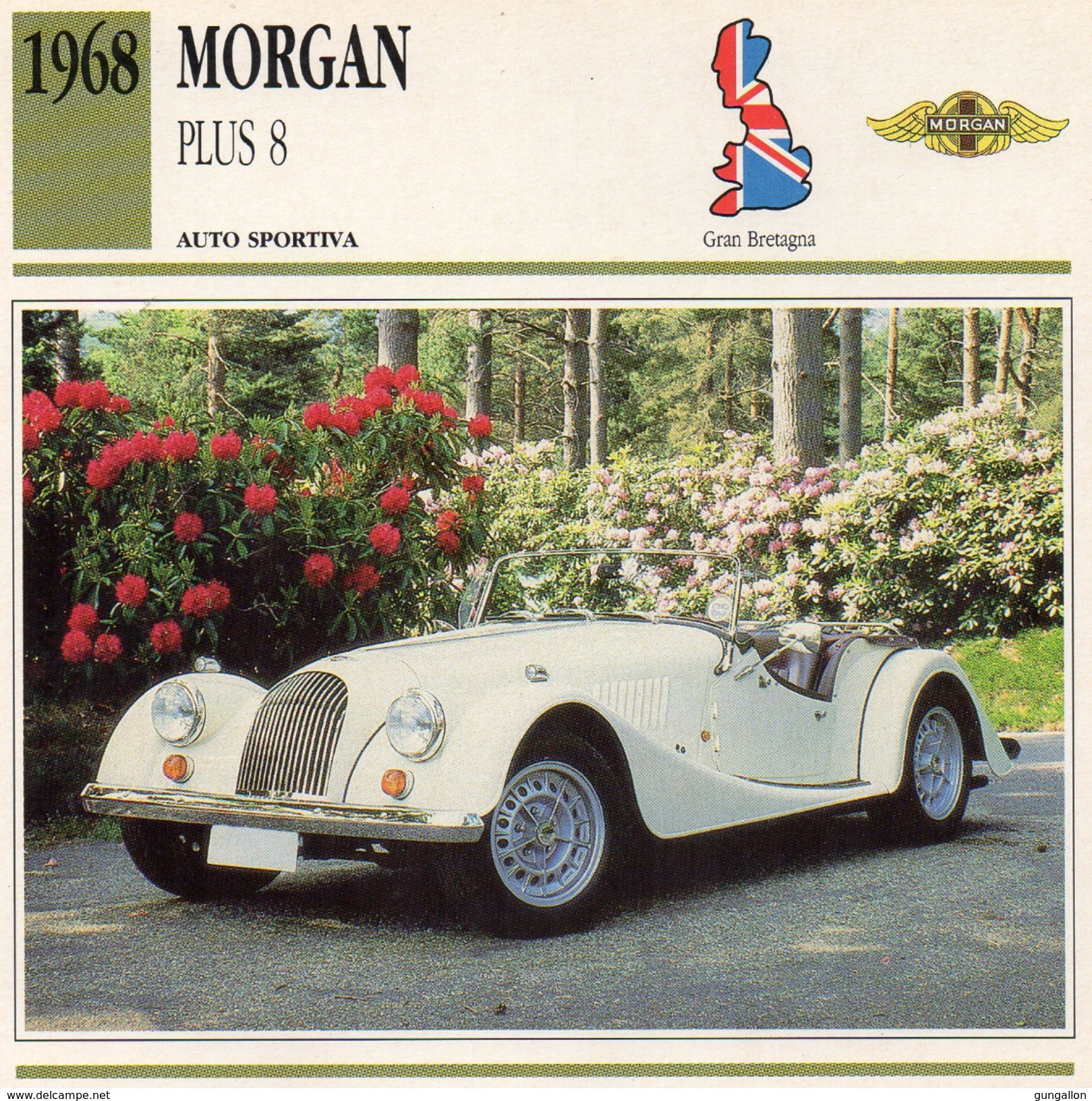 Auto Da Collezione "Morgan  19638  Plus 8" (Gran Bretagna) - Motori