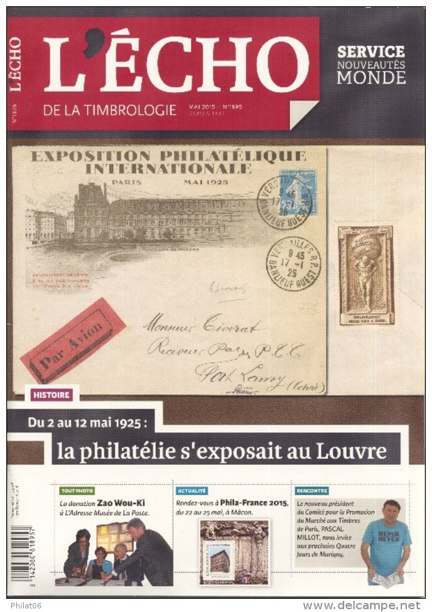 Echo De La Timbrologie Année 2015 Complète N° 1891 à  1901 - Français (àpd. 1941)