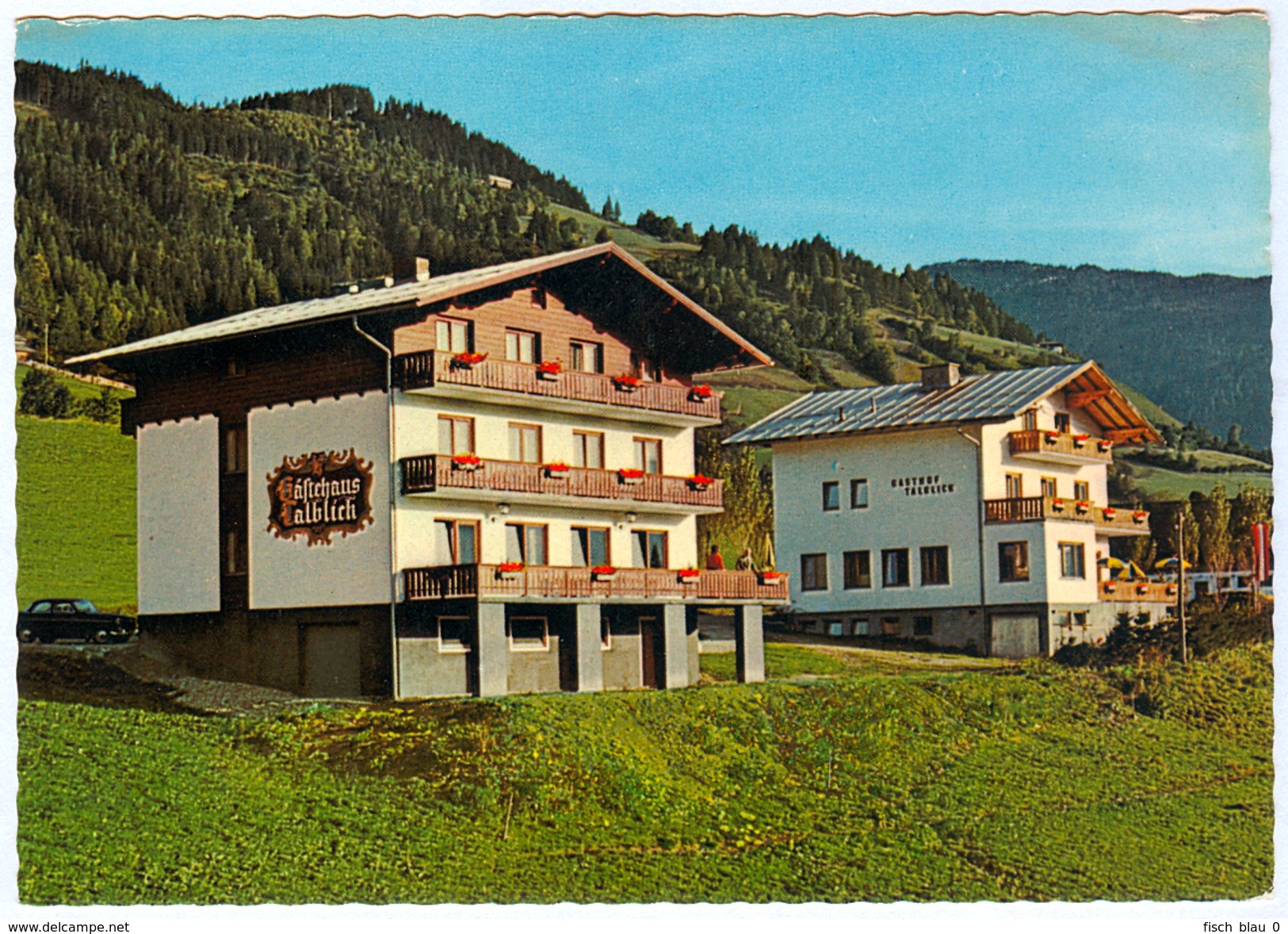 AK 5600 Salzburg St. Johann Im Pongau Gasthaus Gästehaus Talblick J.&R. Haunsperger Österreich Austria Autriche Sankt - St. Johann Im Pongau