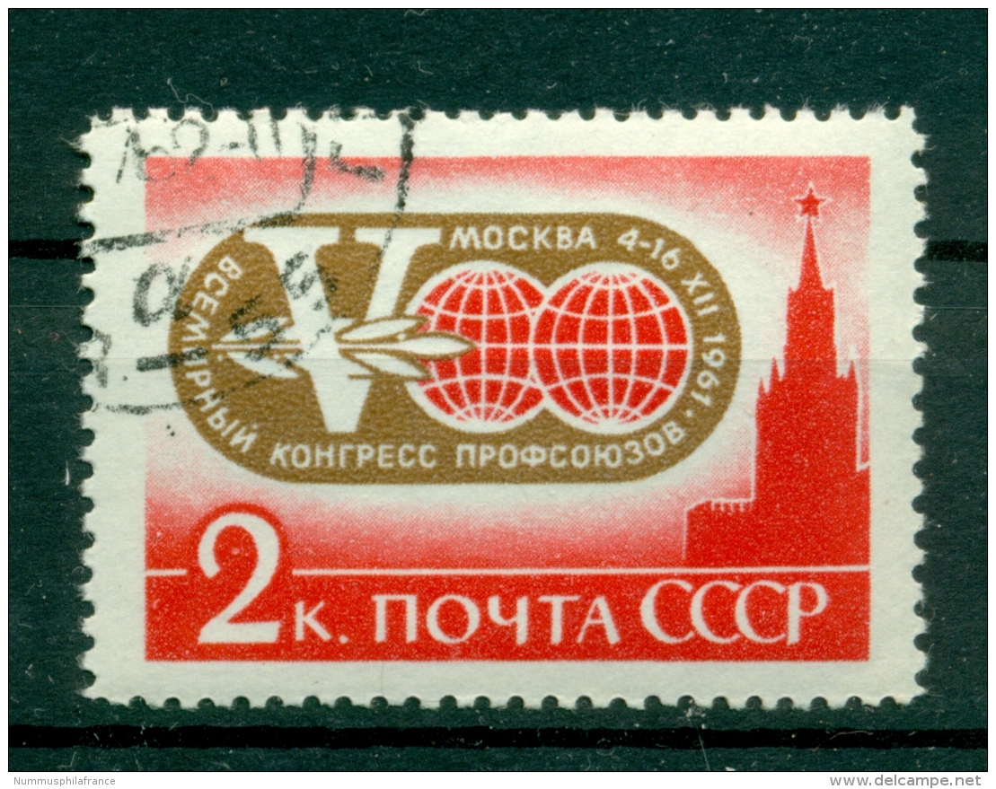 Russie - USSR 1961 - Michel N. 2559 - Congrès Mondial Des Syndicats - Gebraucht