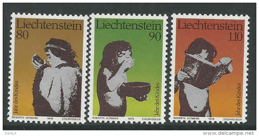 Liechtenstein, Mi 725-27 Jaar 1979 Reeks, Postfris (MNH) Zie Scan - Ungebraucht