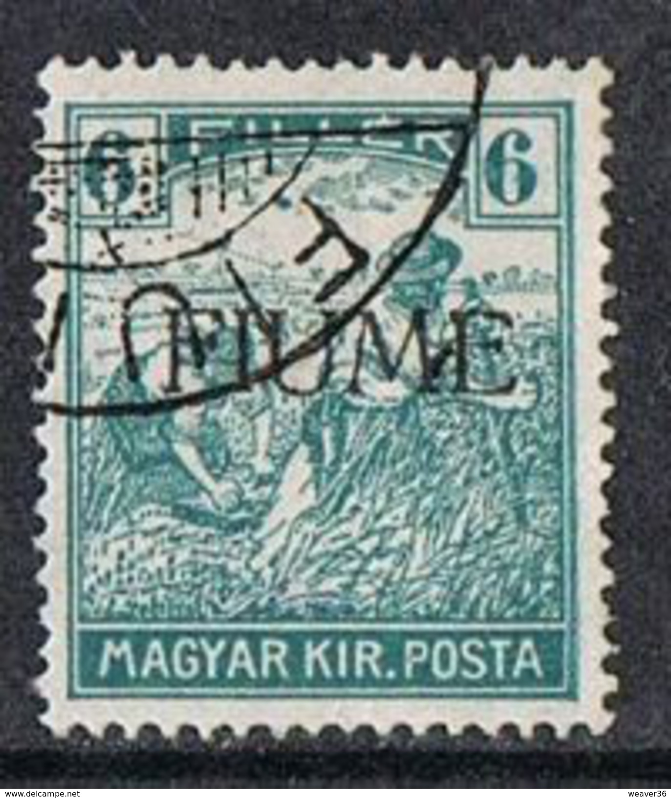 Fiume SG4 1918 Definitive 6f Fine Used [12/12573/7D] - Fiume & Kupa