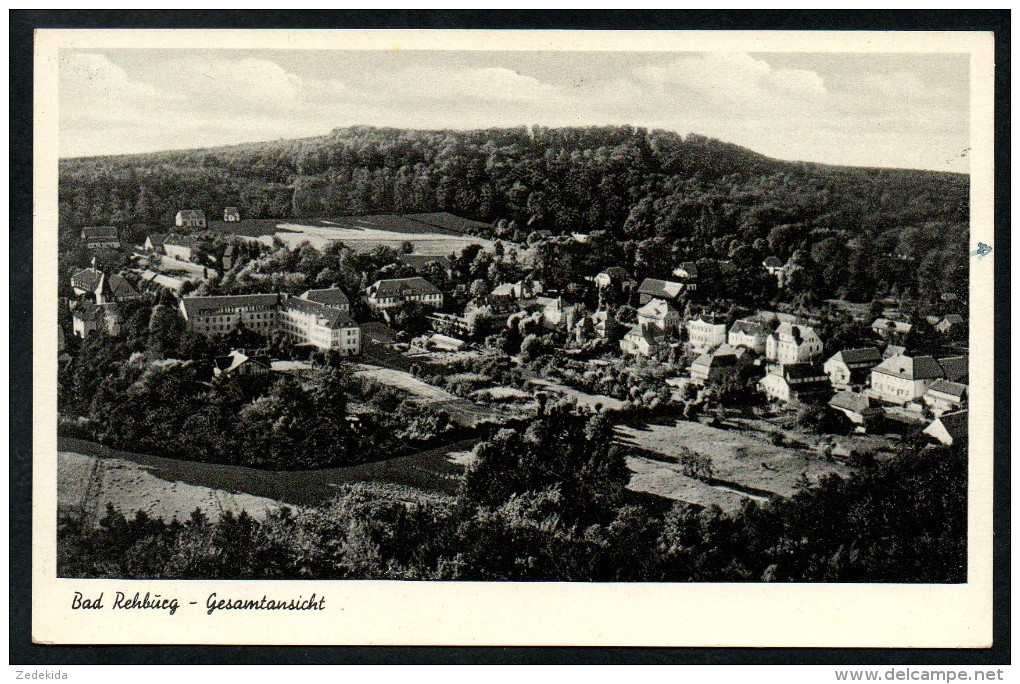 7334 - Alte Ansichtskarte - Bad Rehburg Gesamtansicht - N. Gel - Plückhahn - Wunstorf